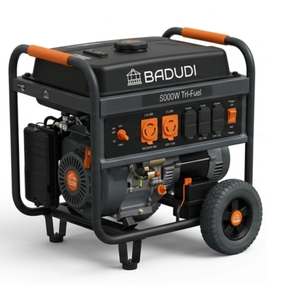 BADUDI BD5000TF 5000W Tri-Fuel Portable Generator