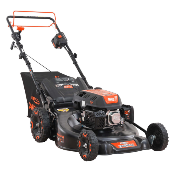 YG4761 24 in. 201cc Electric Start SELECT PACE 6 Speed CVT High Wheel RWD 3-in-1 Gas Walk Behind Self Propelled Lawn Mower
