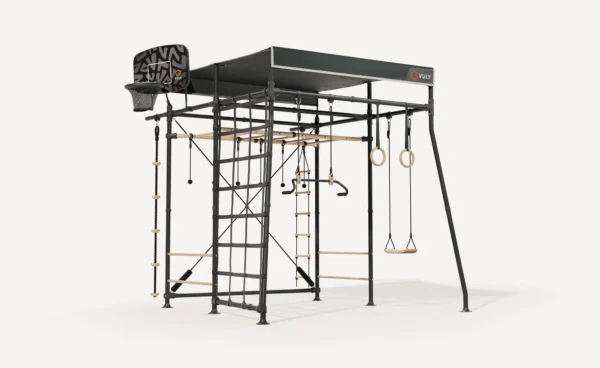 Vuly Small Quest 2.1 Monkey Bars with Instant-Dry Mesh and Shade Roof