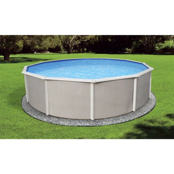 Blue wave 24' x 52" Round Belize Above Ground Swimming Pool