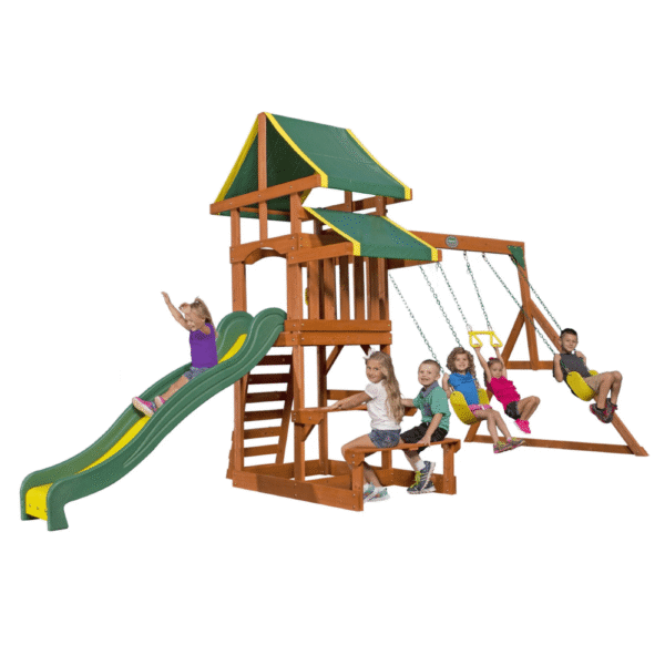 Tucson Swing Set – Big Fun in a Compact Design